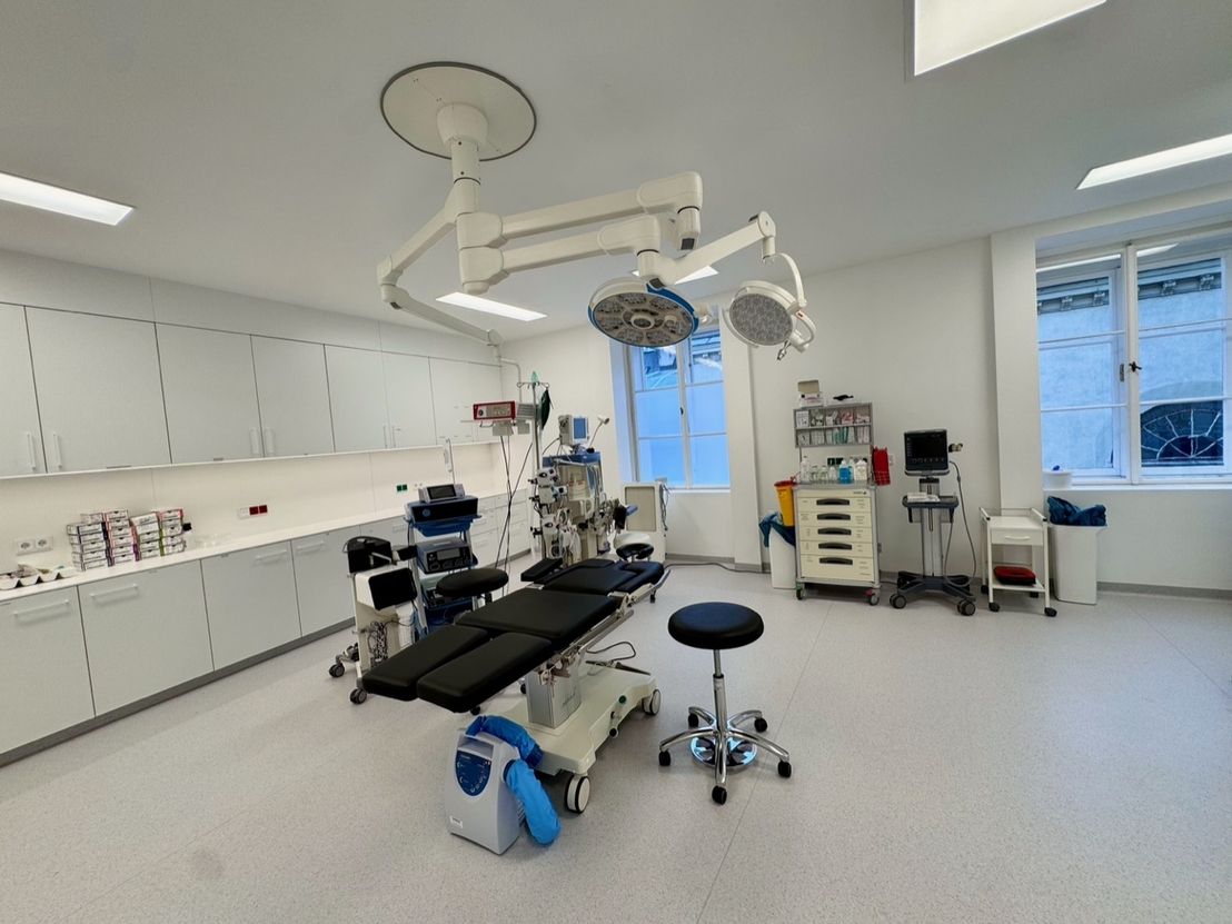 Behandlungsraum in der Privatordination im 1. Bezirk in Wien